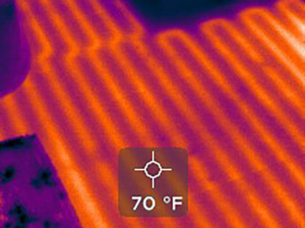 Radiant in-floor heating 